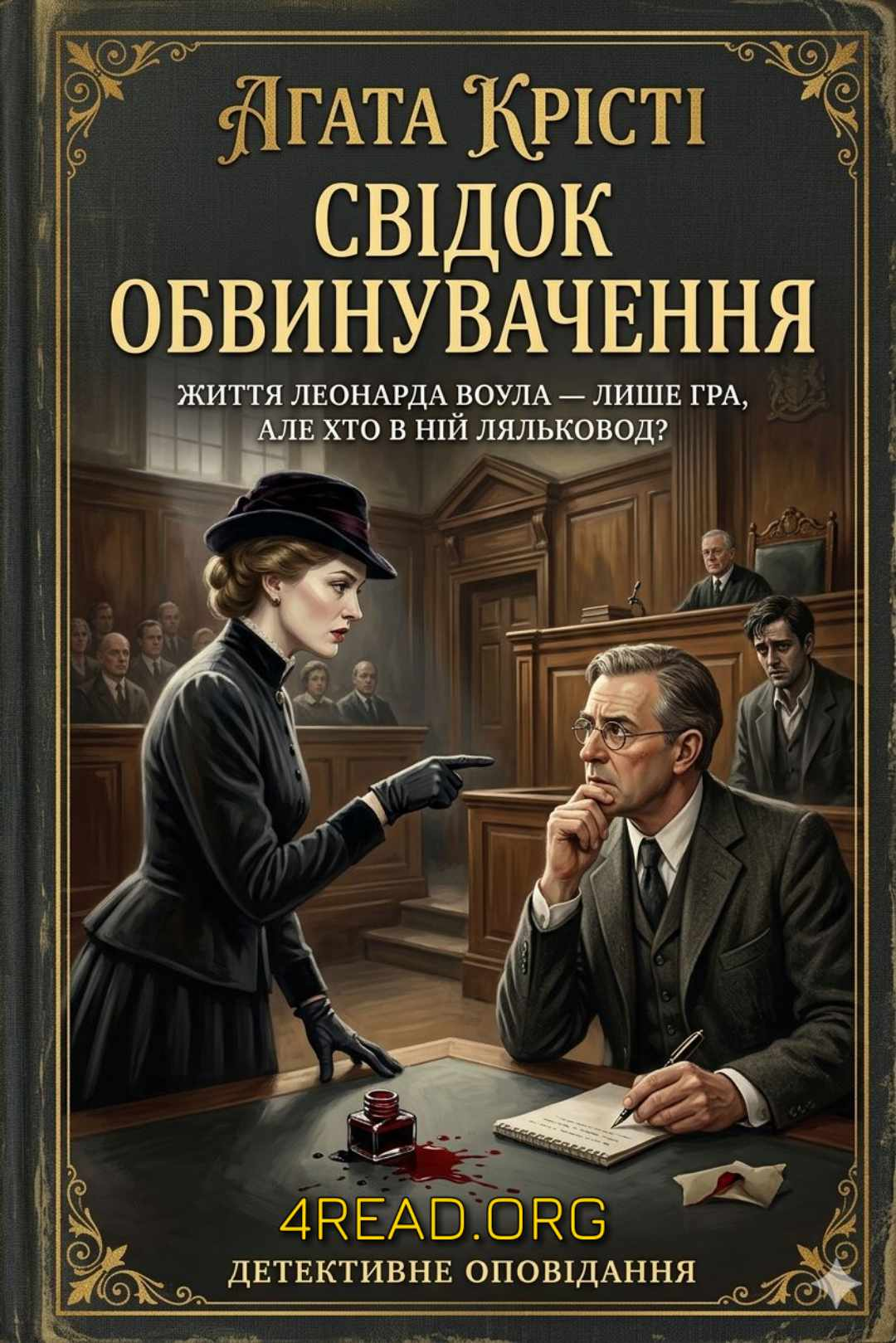 Свідок обвинувачення - Агата Крісті - 1-ша Бібліотека Аудіокниг Українською Мовою Безкоштовно