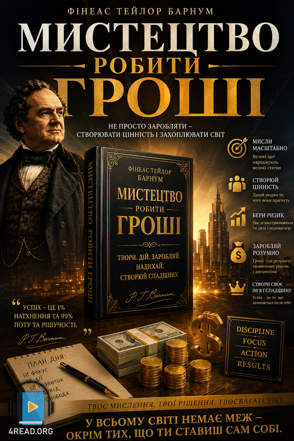 Мистецтво робити гроші - Фінеас Тейлор Барнум - 1-ша Бібліотека Аудіокниг Українською Мовою Безкоштовно