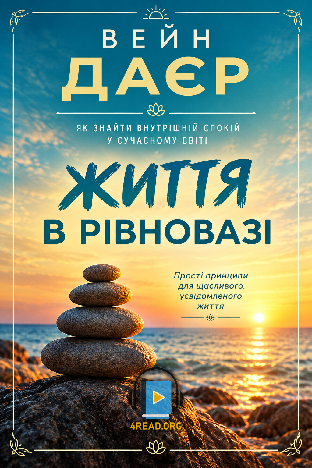 Життя в рівновазі. 9 принципів відновлення сил та створення позитивних звичок - Вейн Даєр - 1-ша Бібліотека Аудіокниг Українською Мовою Безкоштовно